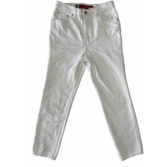 LEVI'S‎ Silver Tab Women's 29x32 Size 8 White Denim Baggy Loose Fit Y2K USA 90’s - Picture 1 of 12